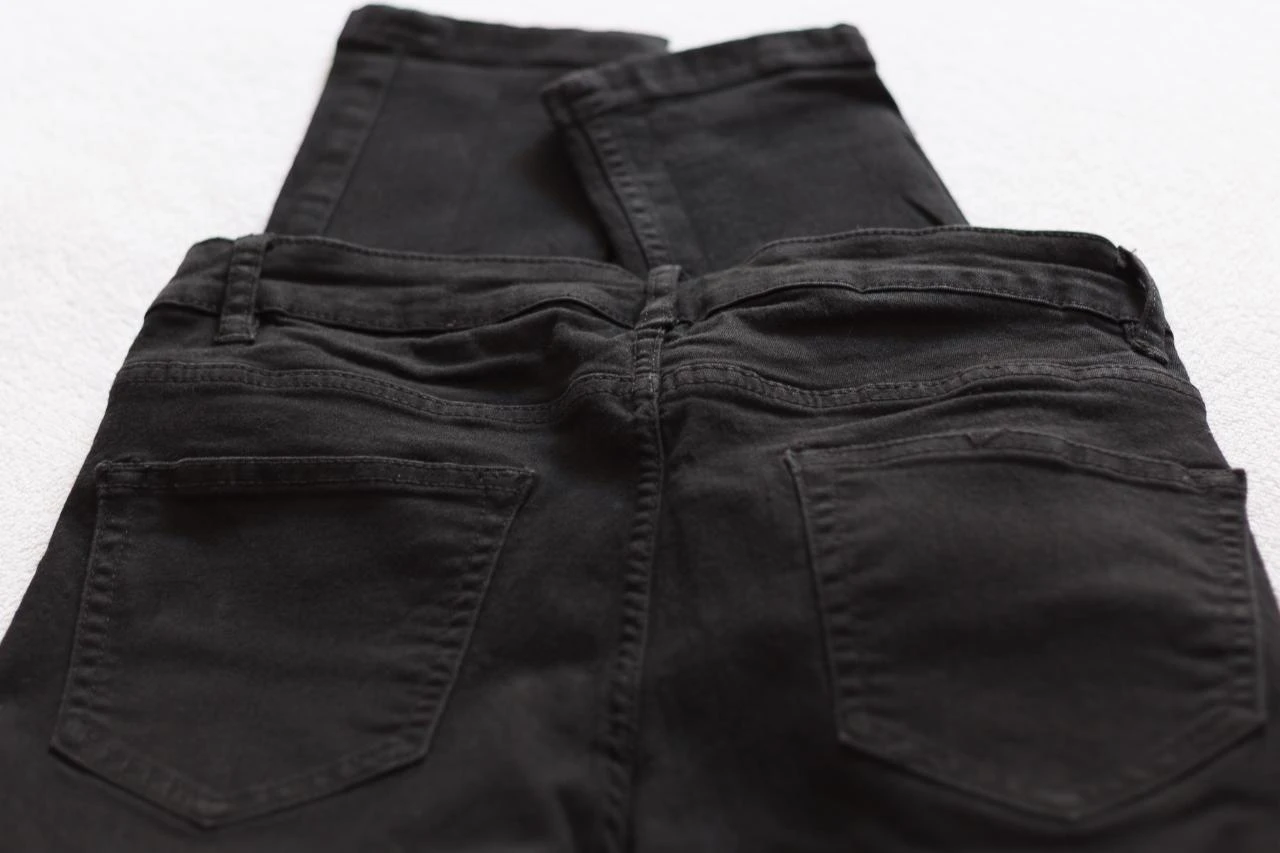 Slim broek standaard damesmaat - Zwart - Maat 38 - Zeer goede staat – photo 6